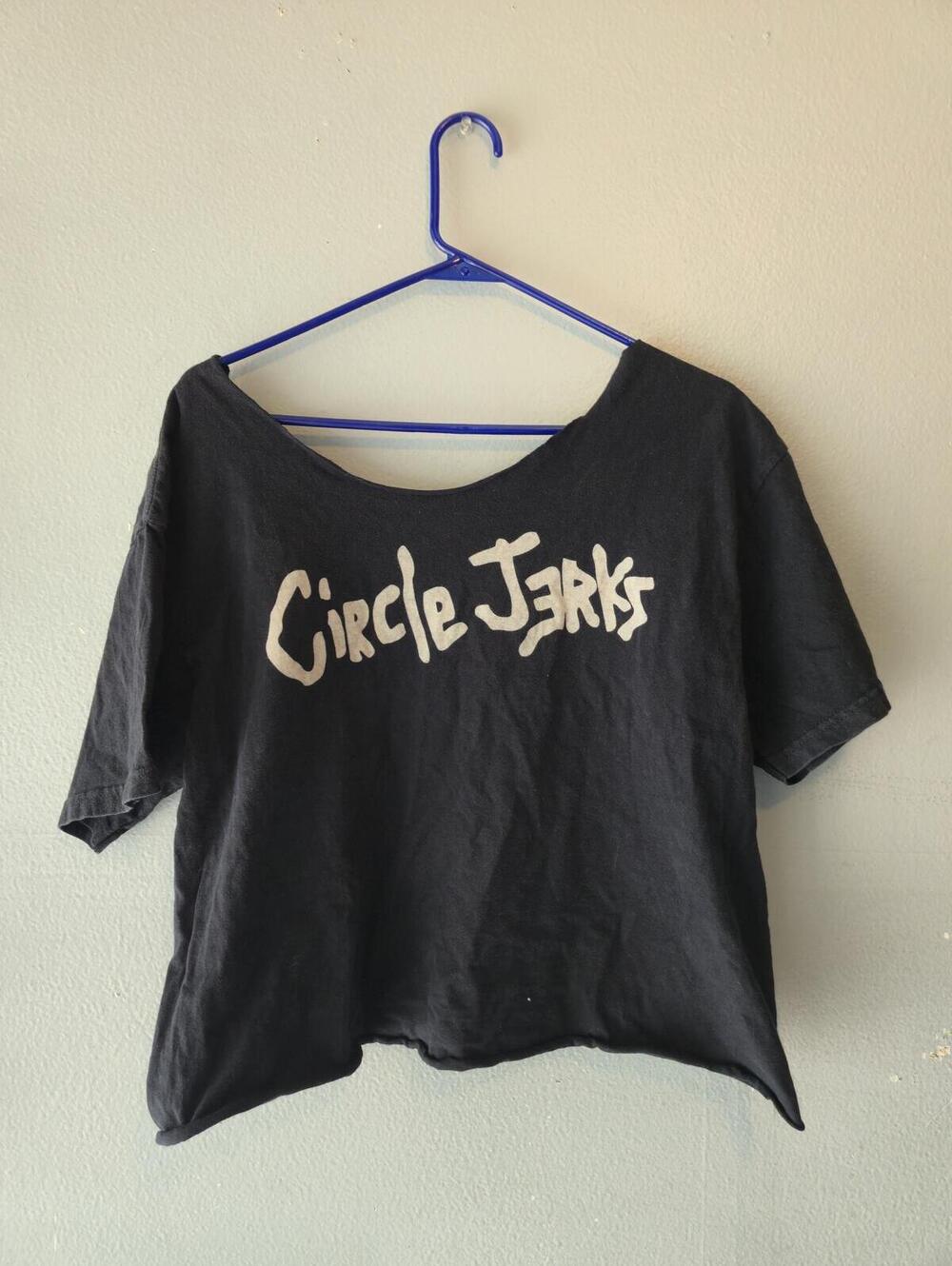 Vintage Circle Jerks Graphic Black T-Shirt - Picture 2 of 5